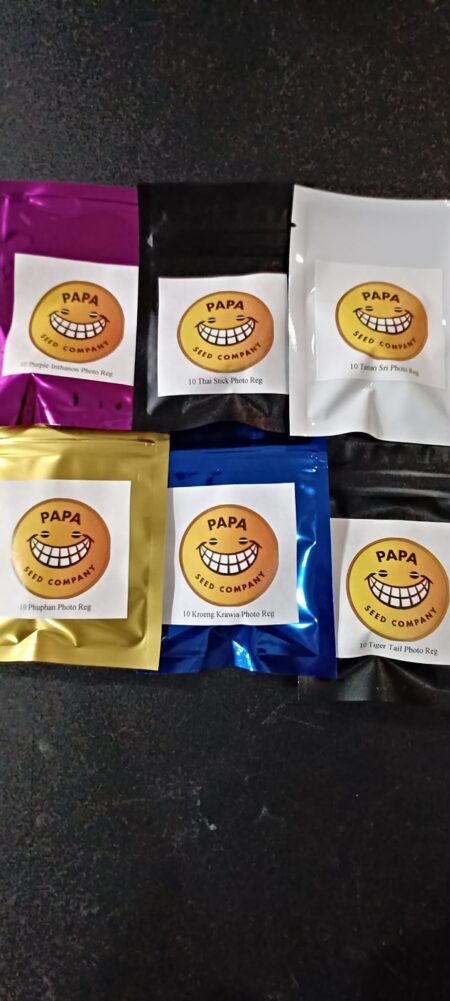 6 Thai Landrace Strains Bundle (60 Seeds) Photo Reg